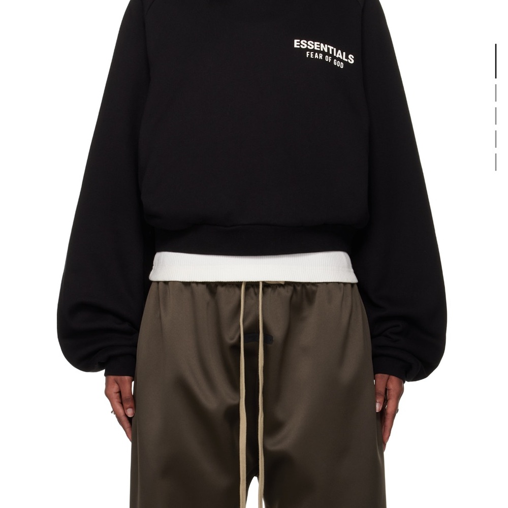 Essentials Black Sweater